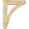 Ekena Millwork Thorton Craftsman Rough Sawn Bracket w/ Offset Brace, Douglas Fir, 8"W x 32"D x 40"H BKT0806X32X40THR04RDF - alternate 3